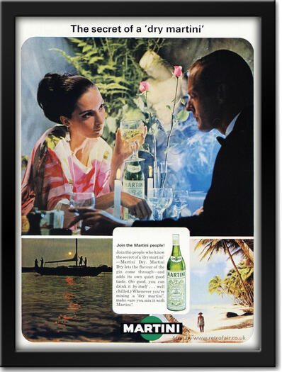 1964 vintage Martini ad