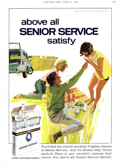 vintage Senior Service advert