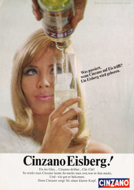 1967 Cinzano Vermouth - unframed vintage ad