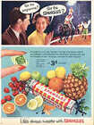1955 Fruit Spangles (Circus) vintage ad