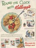 1954 Kellogg's Cereals - vintage