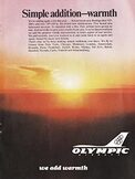 1969 ​Olympic Airways vintage ad