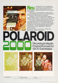  1977 Polaroid 2000 - unframed vintage ad