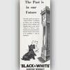 Black & White Whisky Retro Ad