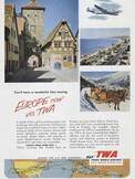 1952 TWA - Europe - vintage ad