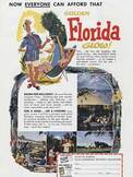 1953 State of Florida - vintage ad