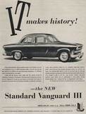 1955 Standard Vanguard - vintage ad