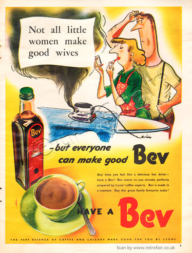 1951 Bev Coffee vintage ad