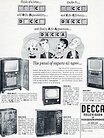  1955 Decca TV and Radios - vintage ad