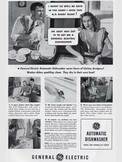 1948 General Electric Dishwasher - Couple - vintage ad