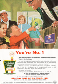 1969 Holiday Inn  - unframed vintage ad