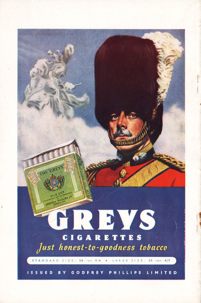 1948 Greys Cigarettes - unframed vintage ad