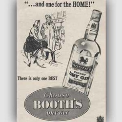 1954 Booth's Gin