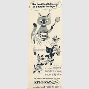 1954 KIT-E-KAT Pet Food