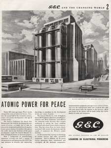 1955 GEC Atomic Power - vintage ad