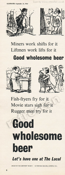 1958 Brewers' Society - unframed