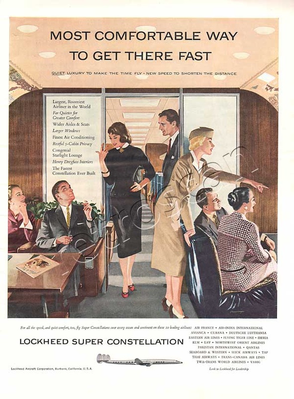 1955 Lockheed vintage ad