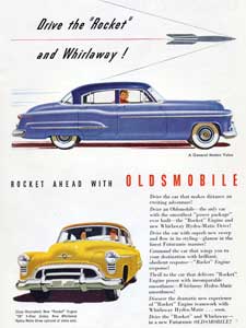 1950 Oldsmobile ad