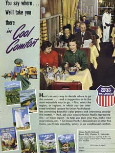 1950 Vintage Union Pacific advert