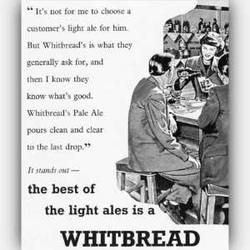 1952 ​Whitbread ale vintage ad