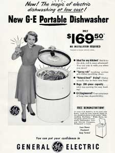 Vintage General Electric Dishwasher Advert