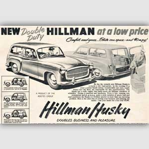 1954 Hillman Husky - vintage ad