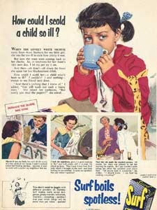 1954 Surf Washing Powder - vintage ad
