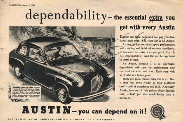 1954 Austin A30 Seven