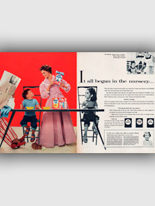 1955 Birds Cereal - vintage ad