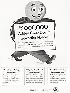 1952 Bell Telephones - vintage ad