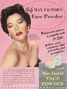 1955 Max Factor - vintage ad