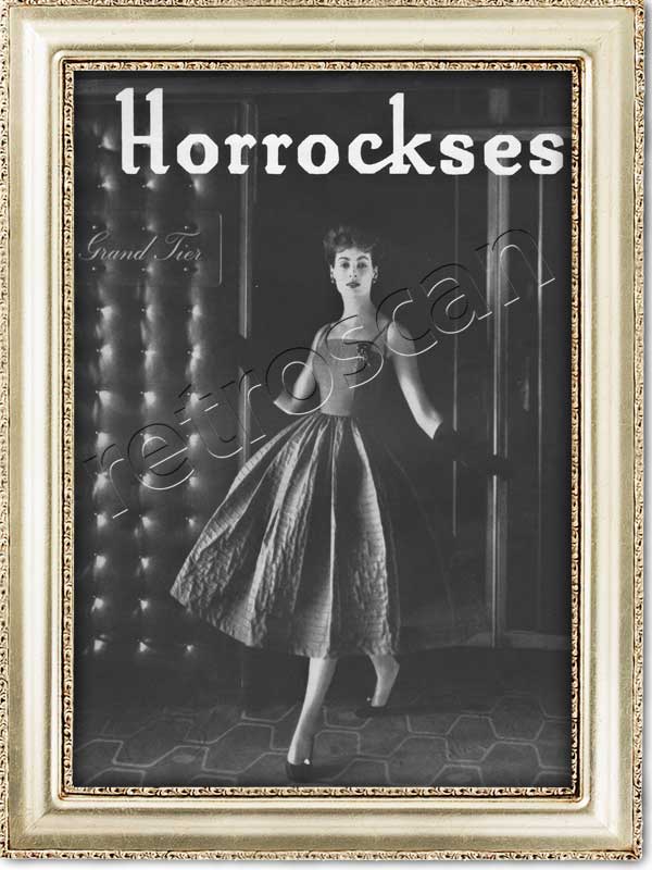 1958 vintage Horrockses Grand Tier advert