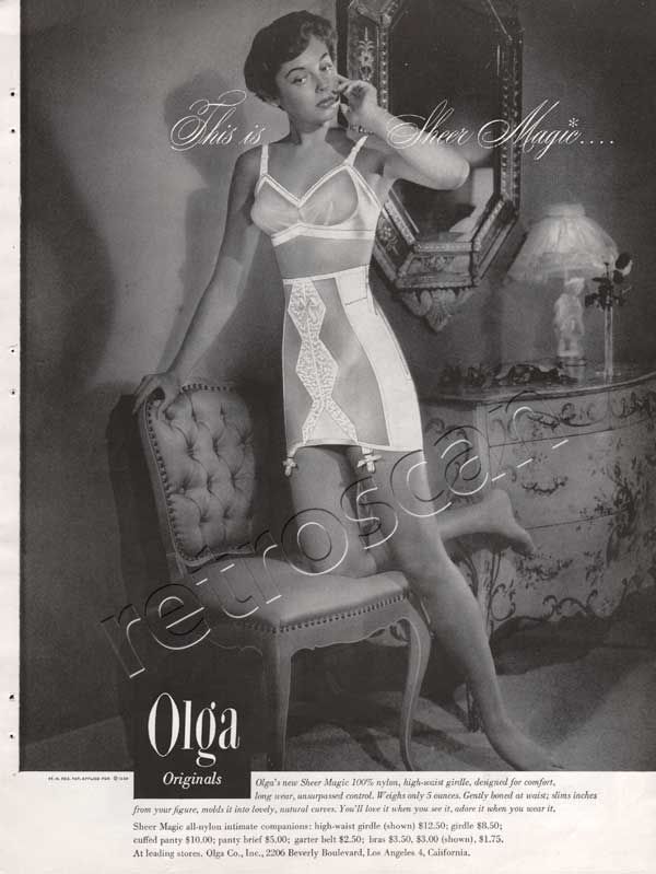 1948 Olga Originals Lingerie vintage ad