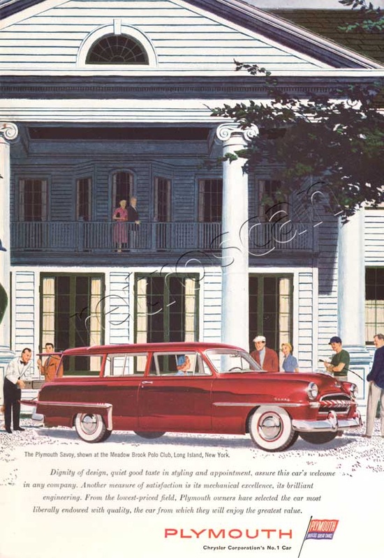 1953 Plymouth Savoy vintage ad