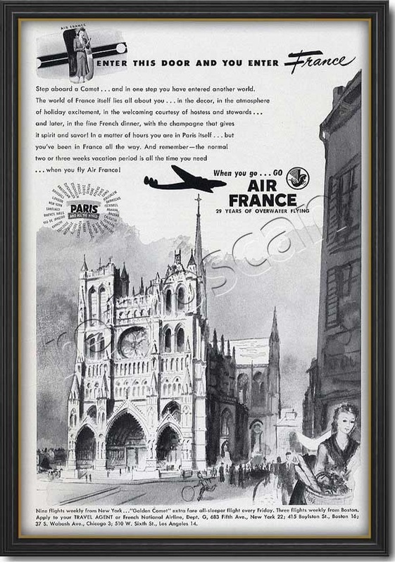 vintage Air France advert