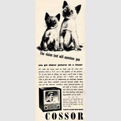 1954 Cossor TVs