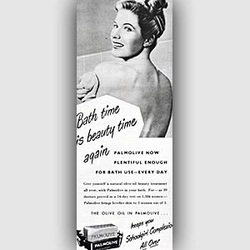 1950 ​Palmolive - vintage ad
