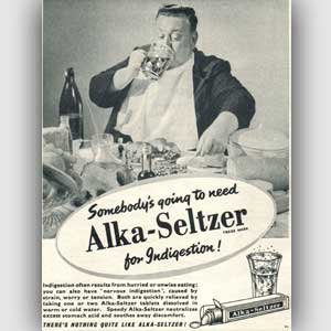 vintage Alka-Seltzer ad