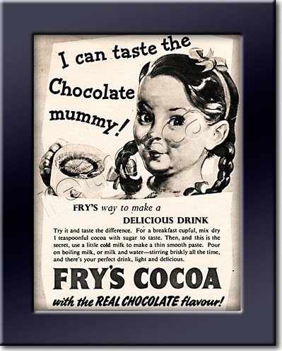 1951 Fry's Cocoa framed preview