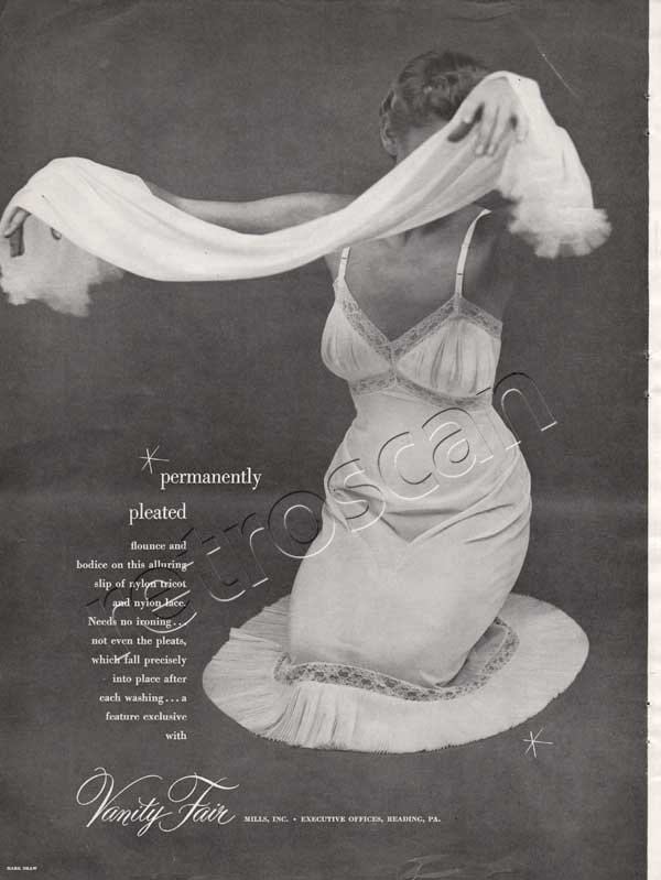 1949 Vanity Fair Mills - unframed vintage ad