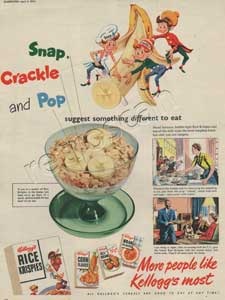1954 Rice Krispies  advert