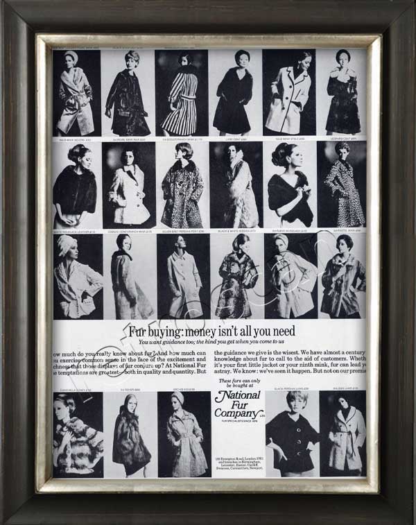 retro National Fur Company advert