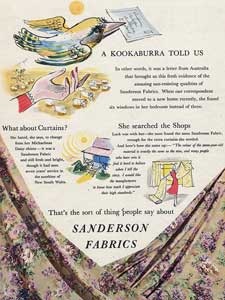 1953 Sanderson Fabrics and Wallpapers 