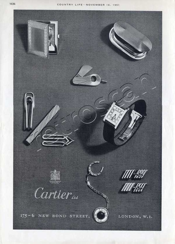 1951 Cartier vintage ad
