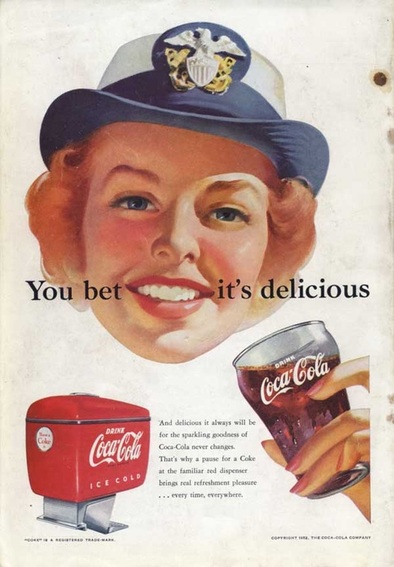 1952 vintage Coca Cola  advert