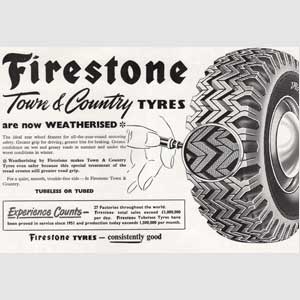 1955 Firestone Tyres