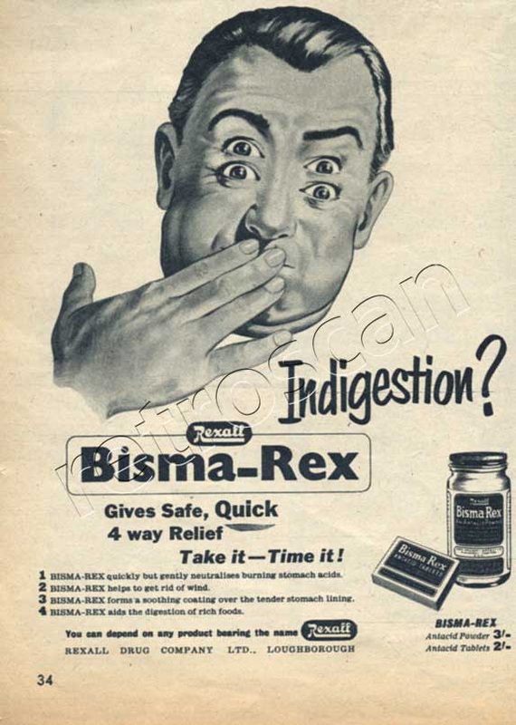1955 Bisma-Rex Antacid