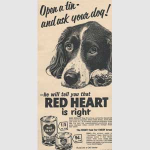 retro Red Heart ad