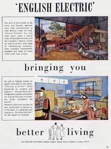 vintage English Electric advert