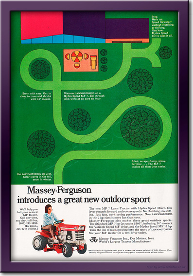 1969 Massey-Ferguson - framed preview retro